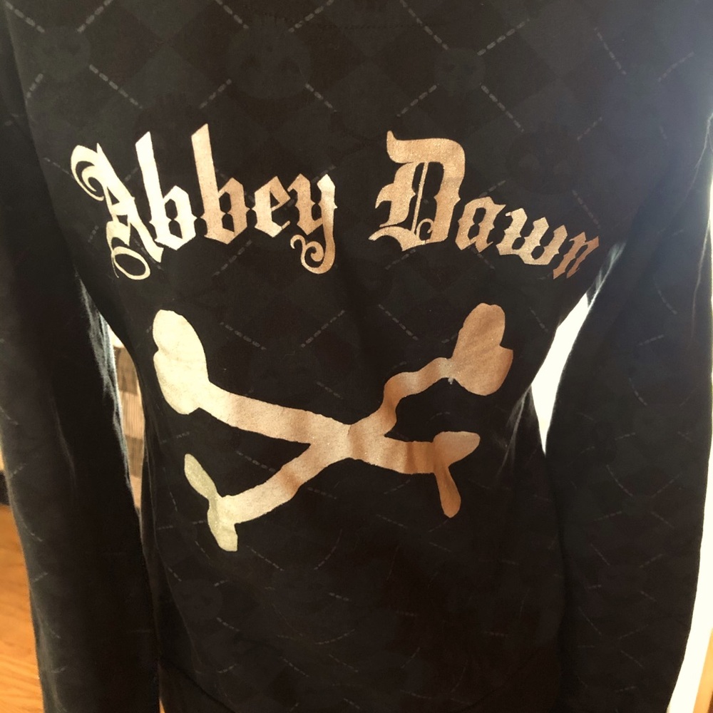 Abbey Dawn Avril lavigne skulls bones hoodie